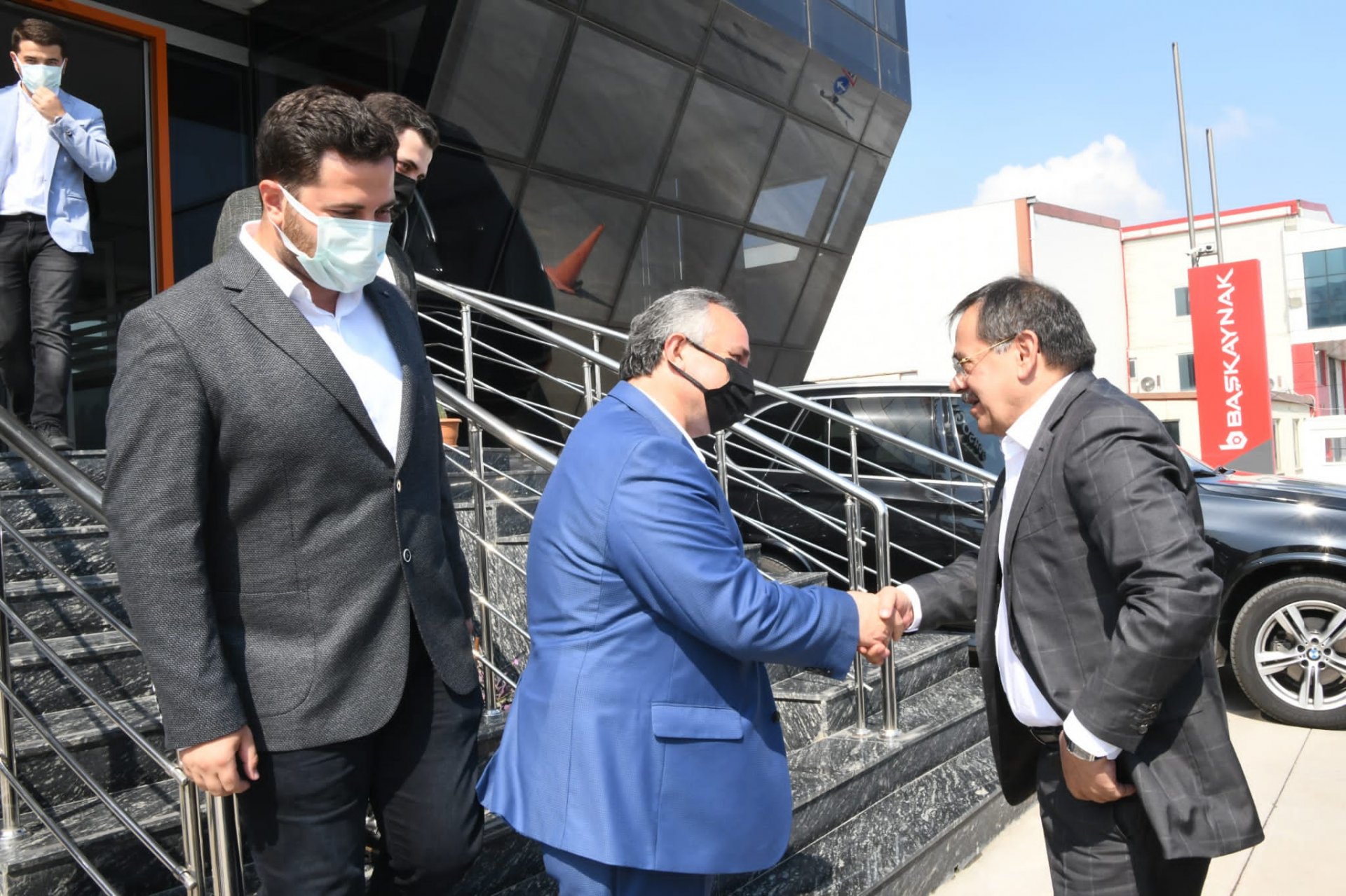 Samsun Büyükşehir ve Omü'den  Başkaynak'a ziyaret!